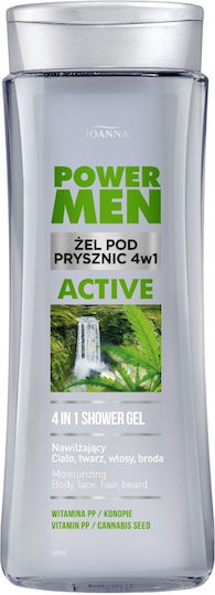 Joanna Power Men Active Gel de Dus Pentru Bărbați Hidratant 300ml