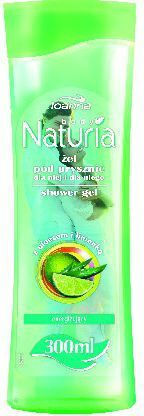 Joanna Naturia Bubble Bath Gel with Aloe Vera and Scent Aloe and Lime 300ml