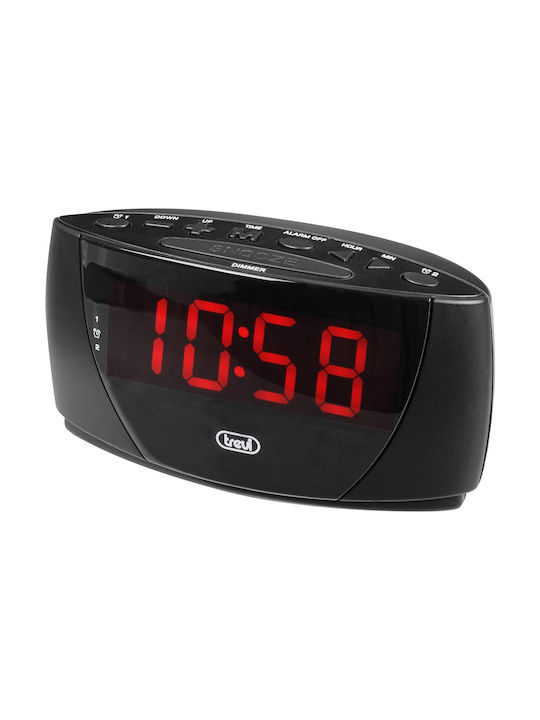 Trevi Tabletop Clock with Alarm EC885