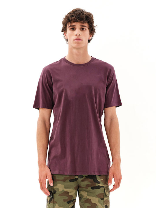 Emerson Herren T-Shirt Kurzarm Dark Purple
