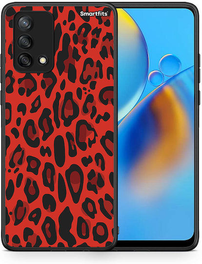 Smartfits Animal Red Leopard Back Cover Red (Oppo A74) 8704637894995_47605923873107