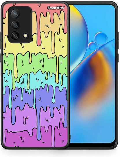 Smartfits Melting Rainbow Задна корица Многоцветен (Oppo A74)