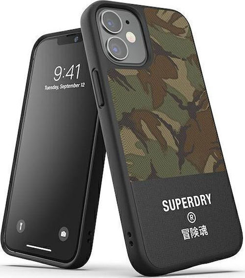 Superdry Molded Canvas Back Cover Υφασμάτινο Πολύχρωμο (iPhone 12 mini)