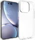 eSTUFF Back Cover Σιλικόνης Διάφανο (iPhone 14 Pro)