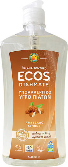 Ecos Υγρό Πιάτων με Άρωμα Αμύγδαλο 500ml