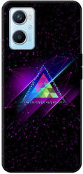 Triangle Stars Back Cover Silicone Transparent (Oppo A96)