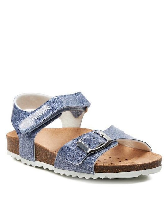 Geox Kinder Sandalen J Adriel Blau