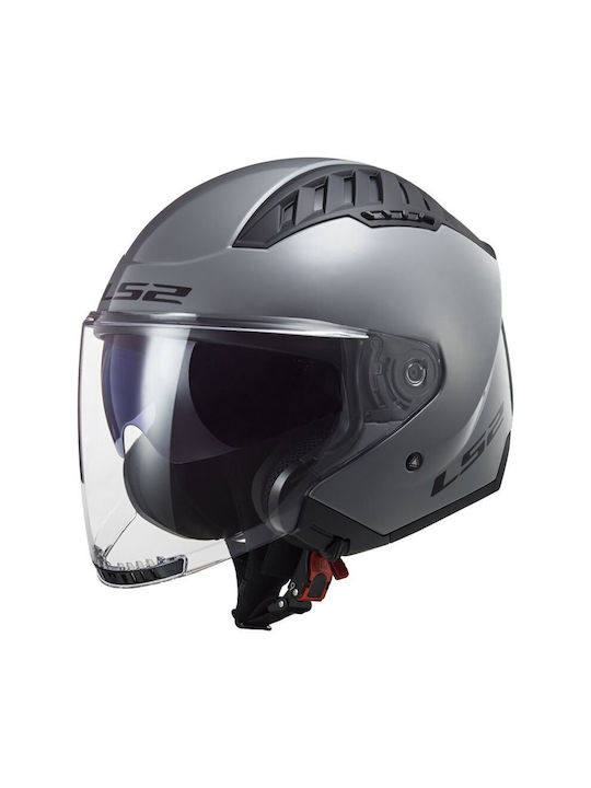 LS2 Copter II OF600 Nardo Grey Motorcycle Helme...