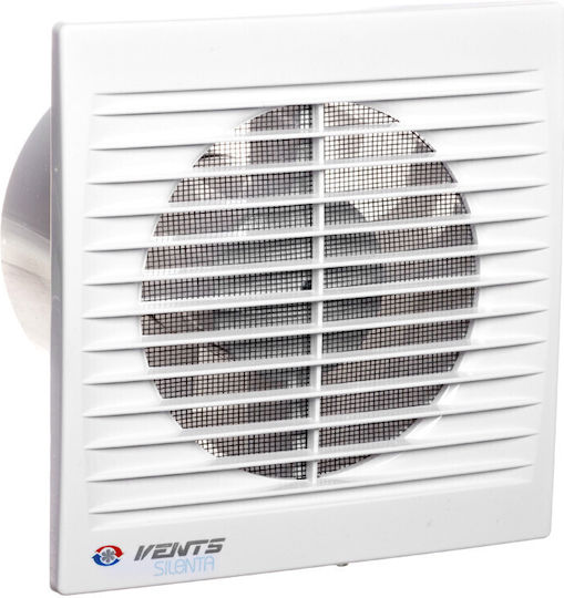 Vents 125 Wall-mounted Ventilator Bathroom 125mm White