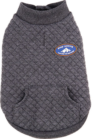 Glee Gray Dog Coat with 30cm Back Length