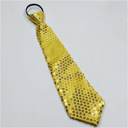 Gold Carnival Tie with Sequils