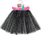 Glitter Carnival Skirt Black