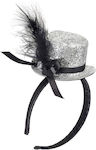 Glitter Carnival Hat Silver