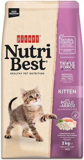 Nutribest Dry Food for Young Cats with Chicken 2kg