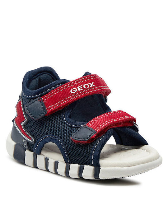 Geox Παιδικά Πέδιλα B Sandal Iupidoo Navy Μπλε