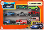 Mattel Car Set Matchbox Fire Blue-Green-Green-Red-Red-Silver for 3++ Years