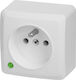 Elektro Plast Single Externă Πρίζα Ρεύματος Albă 1buc