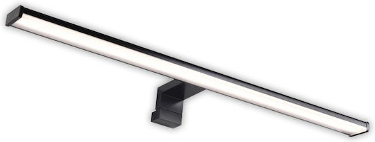 Adeleq Lamp Bathroom with Integrated LED and Natural White Light Black 60x6cm