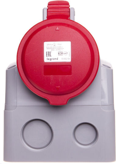 Legrand Tempra Pro Θηλυκή Πρίζα Βιομηχανικού Τύπου 555259