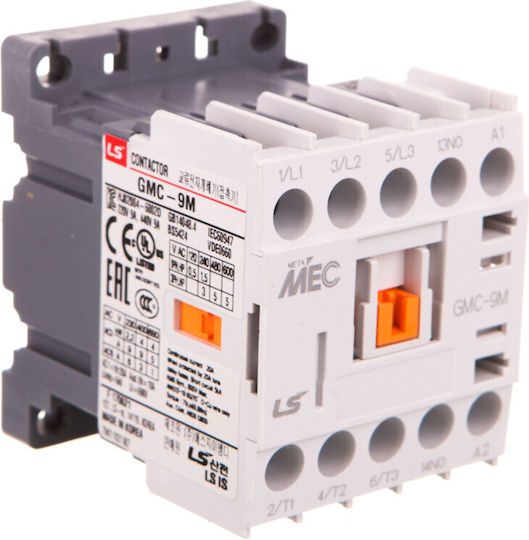 LS Ρελέ Ράγας 9A Τριπολικό με Τάση 24V