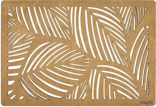 Hermia Wooden Placemats Yellow 33x45cm 4pcs