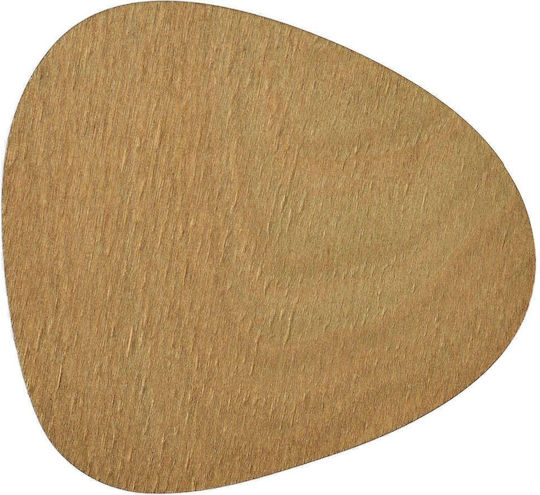 Hermia Platzdeckchen Hölzernes Gelb 33x45cm 4Stück