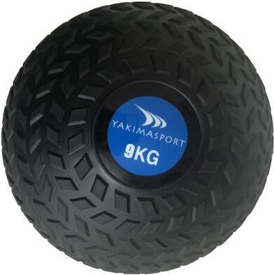 Yakimasport Pro Μπάλα Slam 9kg σε Μαύρο Χρώμα