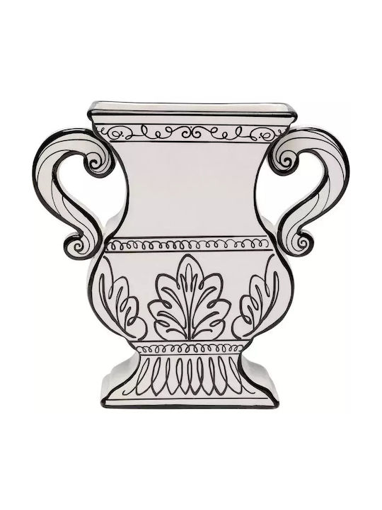 Kare Design Διακοσμητικό Βάζο Γυάλινο Μαύρο 23xΥ23.5cm
