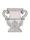 Kare Design Διακοσμητικό Βάζο Γυάλινο Μαύρο 23xΥ23.5cm