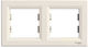 Schneider Electric Switch Frame Horizontal Installation in Beige Color EPH5800223