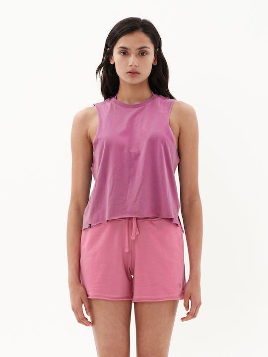 Emerson Women's Athletic Blouse Sleeveless Violet