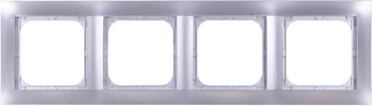 Ospel Switch Frame in Gray Color R-4Y/18