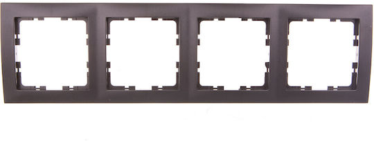 Hager Schalterrahmen in Gray Farbe 5310148996