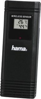 HAMA 00186347 Drahtlos Wetterstation Digital Tischplatte Schwarz