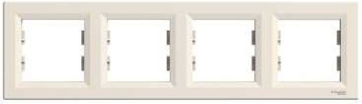 Schneider Electric Switch Frame Horizontal Installation in Beige Color EPH5800423