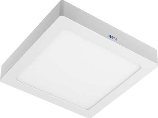 Gtv LED Panel 19W με Θερμό Λευκό Φως 3000K