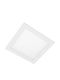 Gtv Vertieft LED Panel 19W mit Warmes Weiß Licht 3000K