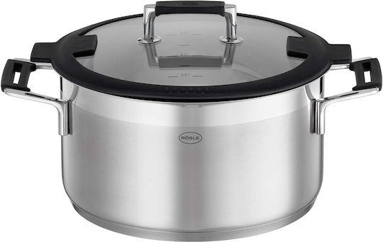 Rosle Βαθιά Ανοξείδωτη Κατσαρόλα 8.7lt / 24cm Rosle Βαθιά Ανοξείδωτη Κατσαρόλα 8.7lt / 24cm
