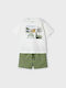 Mayoral Kids Set with Shorts Summer 2pcs Green