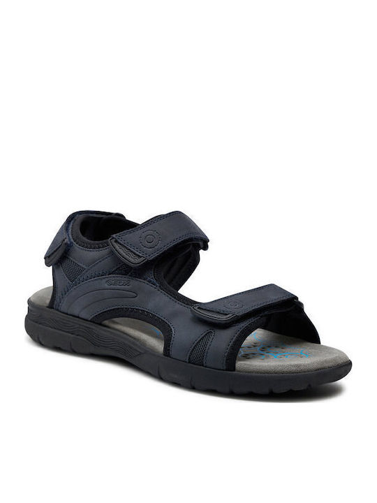 Geox U Spherica Ανδρικά Σανδάλια σε Μπλε Χρώμα
