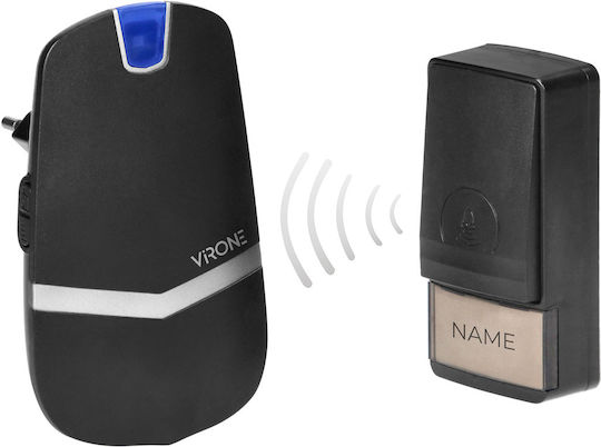 Orno Wireless Doorbell Black