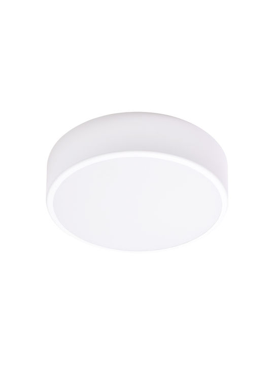 Orno Metal Mount Ceiling Light with Socket E27 in White color White