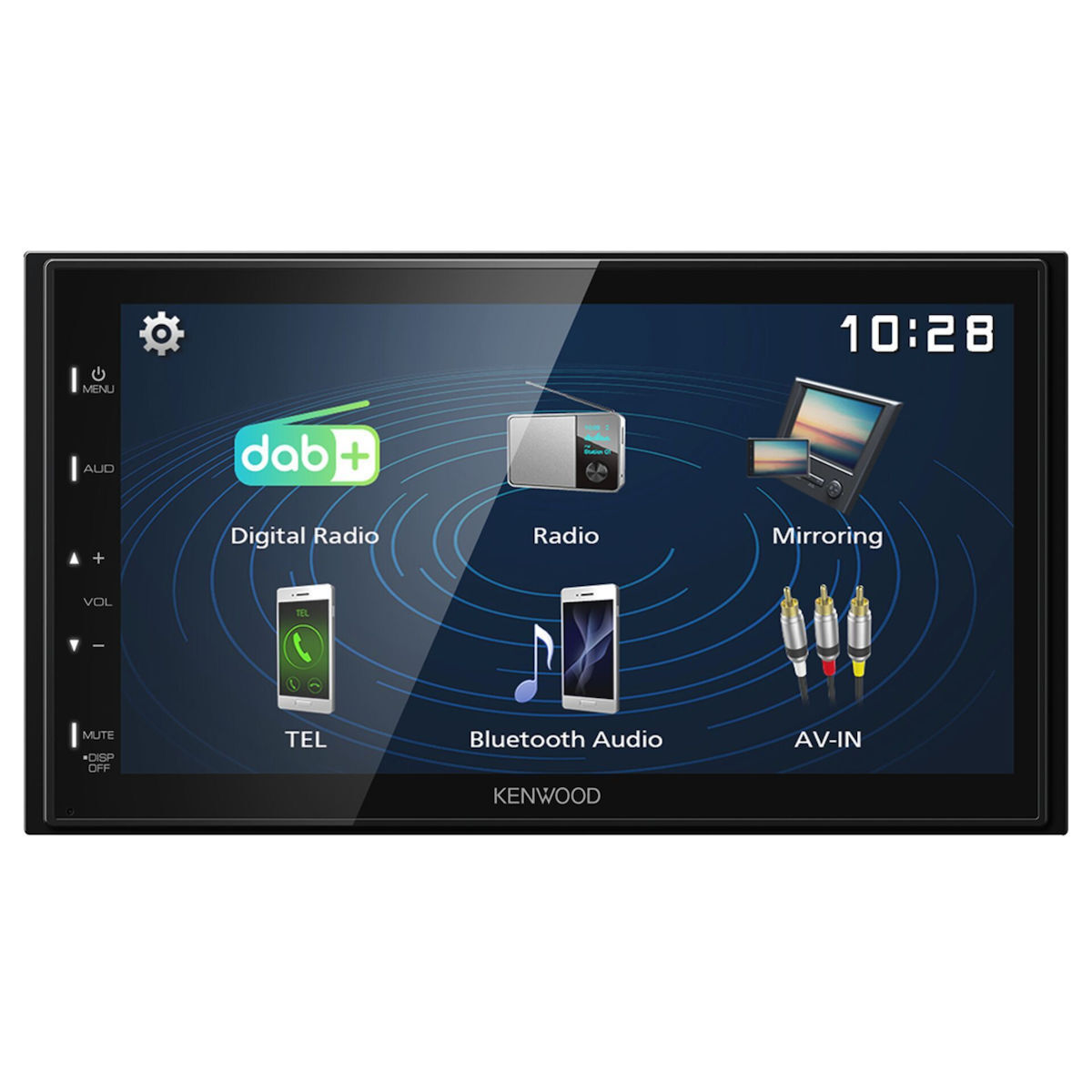 Kenwood Sistem Audio Auto 2DIN (Bluetooth/USB/WiFi) DMX129DAB