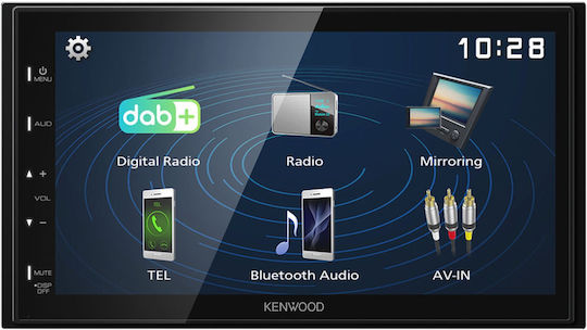 Kenwood Автомобилна Аудио Система 2 DIN (Bluetooth/USB/Wi-Fi/GPS) с Touch Screen 6.8"