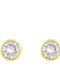 Kloxx Earrings made of Silver Gold Plated with Stones