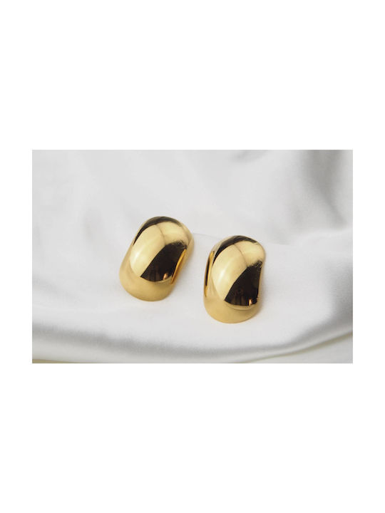 Earrings made of Steel Gold Plated