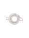 Kanlux Metallic Recessed Spot with Socket GU10 Silver 1pcs