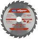 Norton Δίσκος Κοπής Ξύλου με 24 Δόντια 210mm