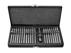 Modeco Set 40 Biți Șurubelniță Torx