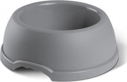 Barry King Plastic Bowl Food for Dog & Cat 250ml 15cm in Gray Color